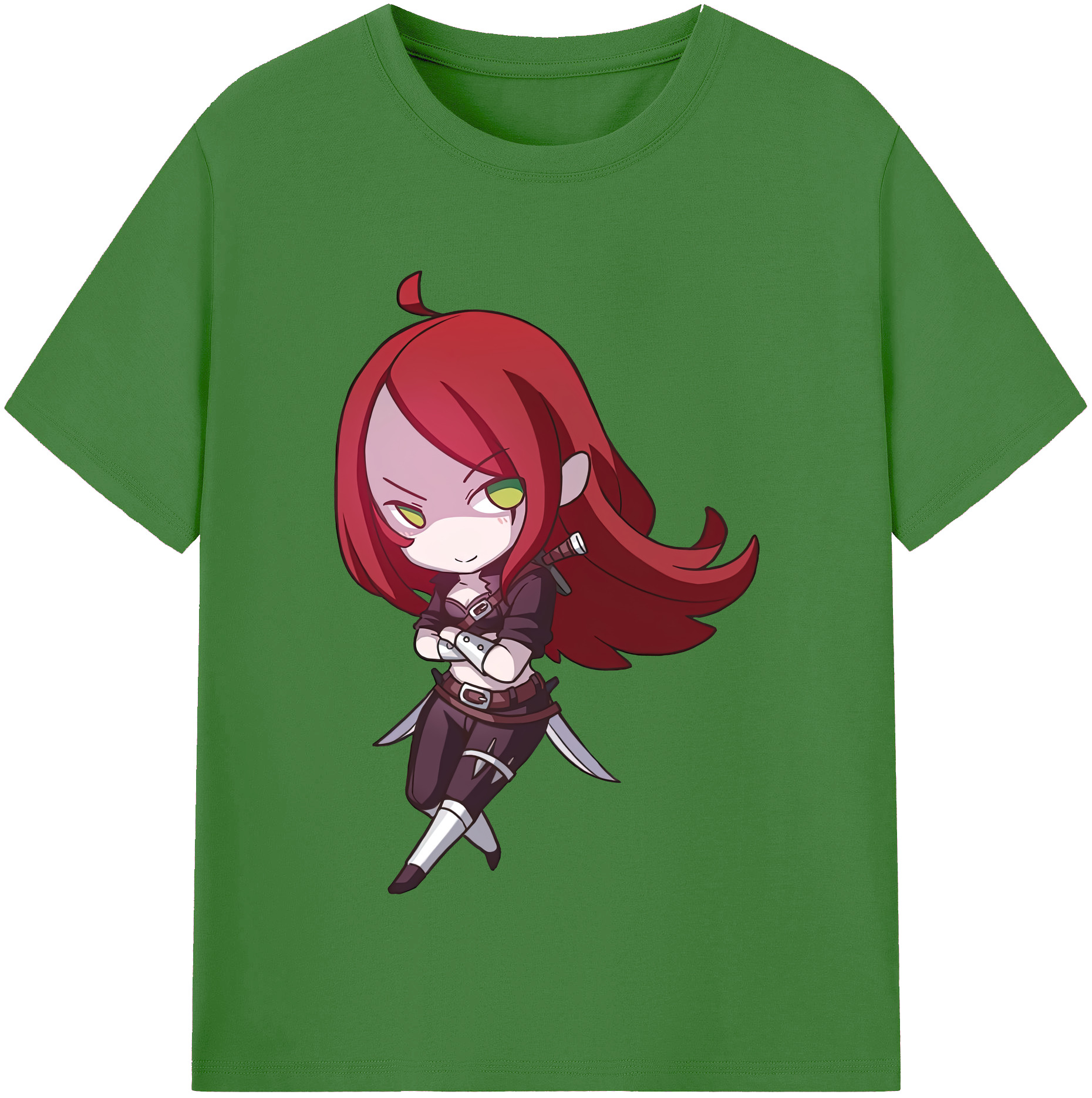 リーグ・オブ・レジェンド League of Legends LOL レディースカジュアルプリントTシャツ（綿100％）